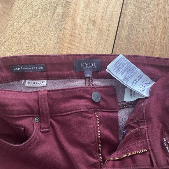 NYDJ Ami Skinny Legging Deep Currant M38Z2021 - Picture 5 of 5